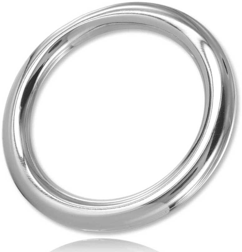 METAL HARD anneau pénis rond métallique c-ring 8x55mm
