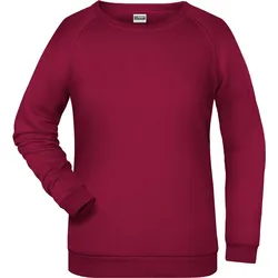 James & Nicholson Damen Raglan Sweater Sweatshirt JN793 wine L