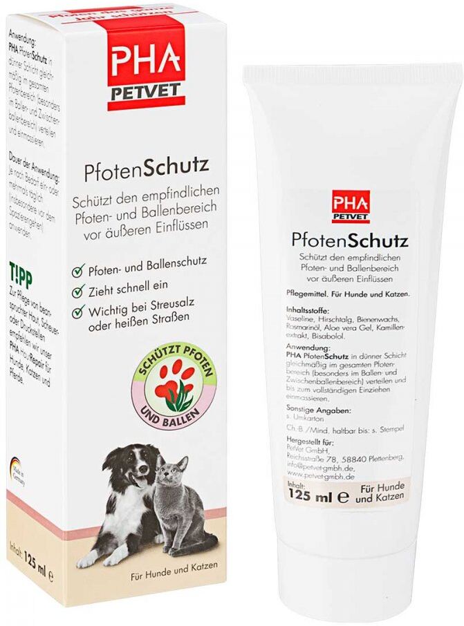 Pha Pfotenschutz Paste für Hunde 125g