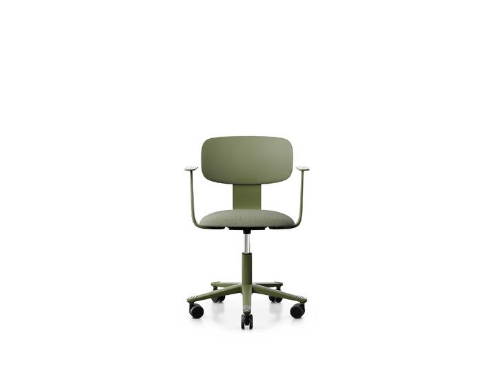 Schreibtischstuhl Bürostuhl Tion 2140 , grün, Polyester, Stühle, Schreibtischstuhl