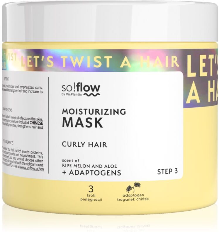 so!flow Curly Hair Nourishing Mask masque nourrissant pour cheveux bouclés 400 ml
