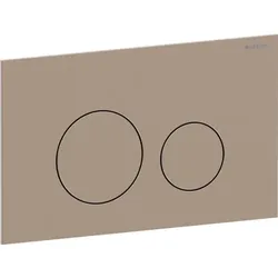 Geberit Sigma40 BetPl., rund, f. 2-Mengen-Sp. rotgold gebürstet, Etc