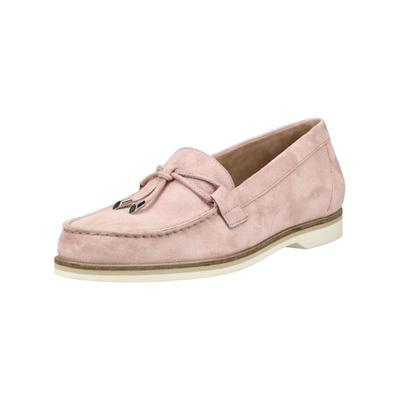 Slipper PAUL GREEN "Paul Green Slipper Veloursleder", Damen, Gr. 39, rosa, Veloursleder, Schuhe Slipper