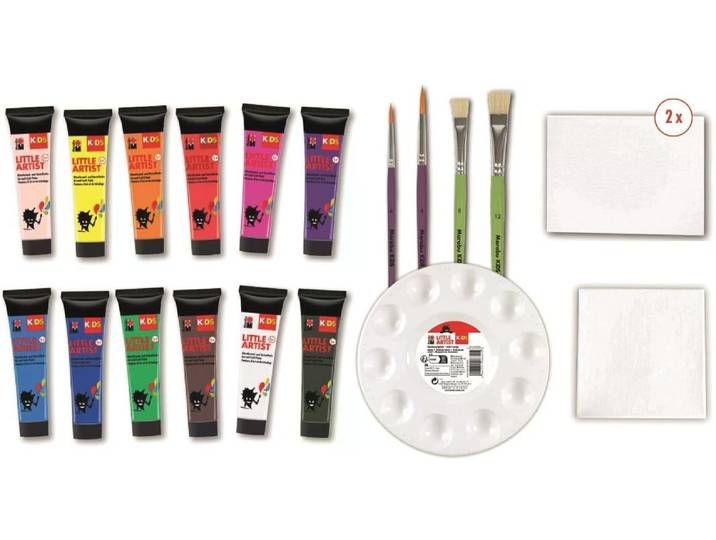 Kreativset MARABU Kids Little Artist Art Box Maxi 20-teilig , bunt (mehrfarbig), Kreativsets, Kreativset