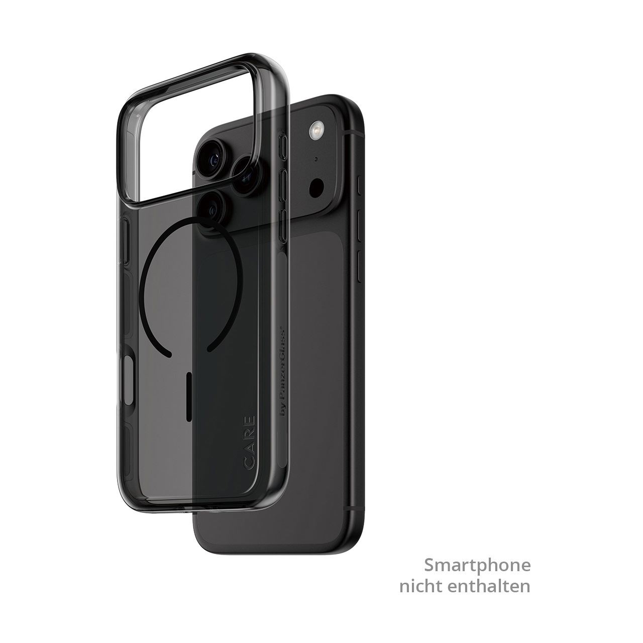 PanzerGlass CARE Smokey Case w. black MagSafe iPhone 18 Pro Max/ 17 Pro Max