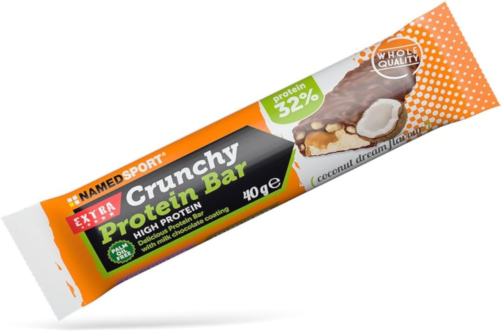 NAMED SPORT Crunchy Protein Bar 1 Barretta Da 40 Grammi 