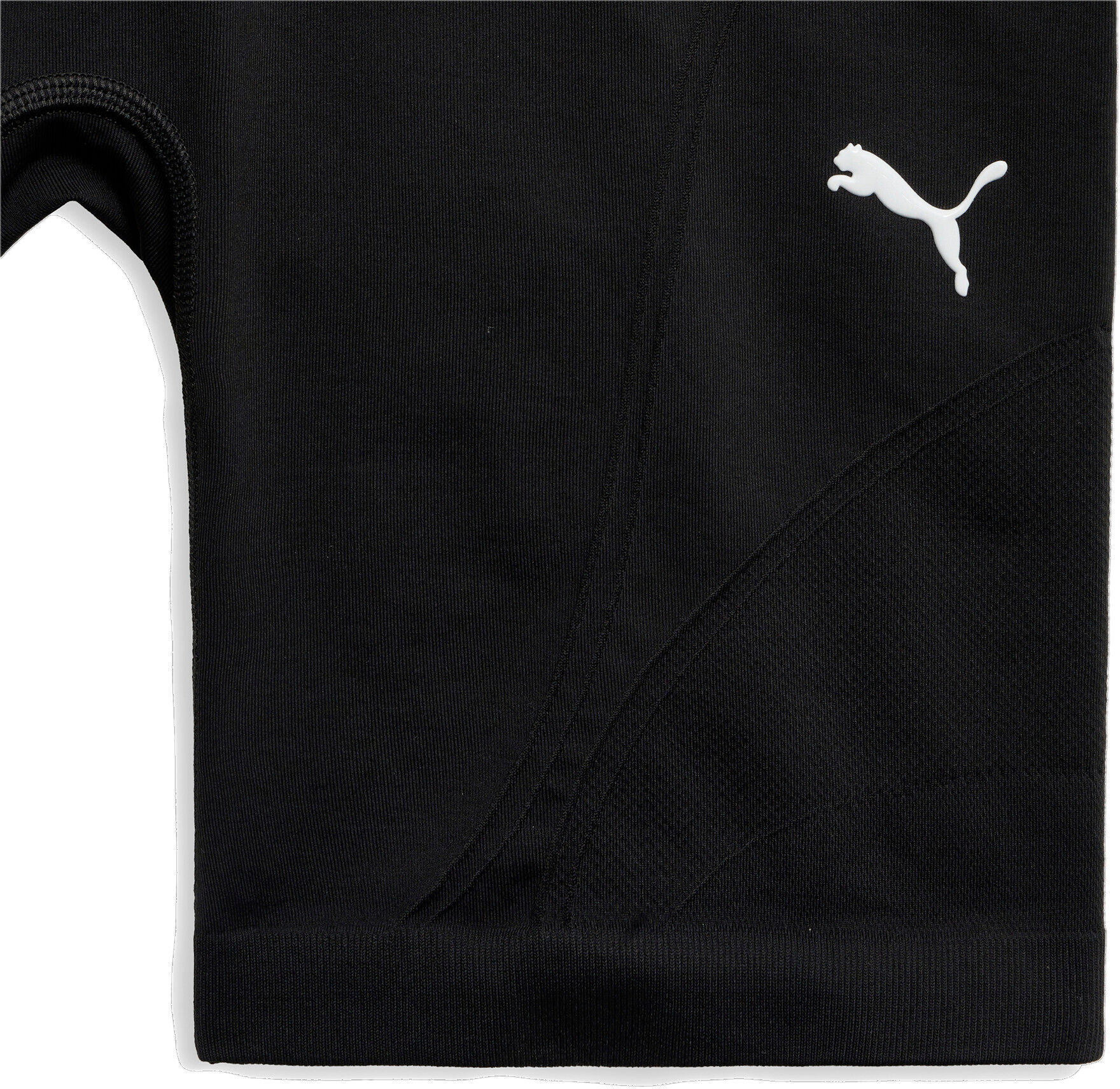 Trainingsshorts PUMA "SHAPELUXE SEAMLESS HW 6" SHORT TIGHT", Damen, Gr. S, N-Gr, schwarz (puma schwarz), Obermaterial: 92% Polyamid, 8% Elasthan, schmal kniefrei, Hosen Trainingsshorts puma schwarz S, N-Gr