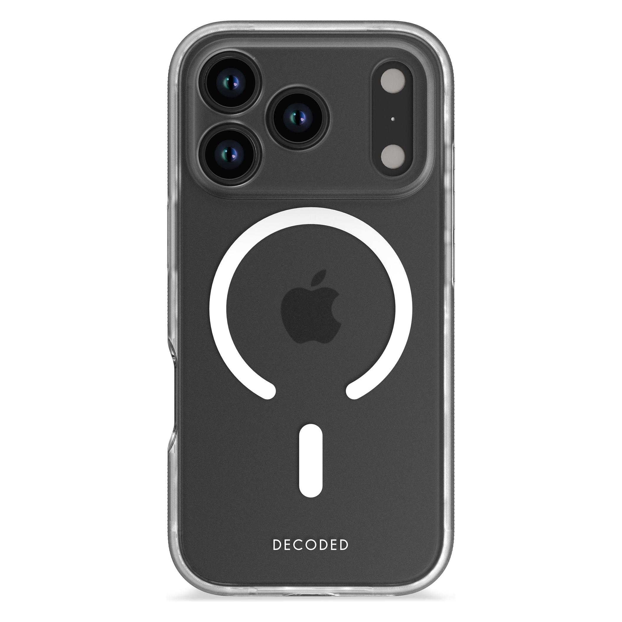Decoded DropTec Transparent Backcover - Schutzhülle für iPhone (Apple iPhone 17 Pro) (D26IPO17PBCT2FE)