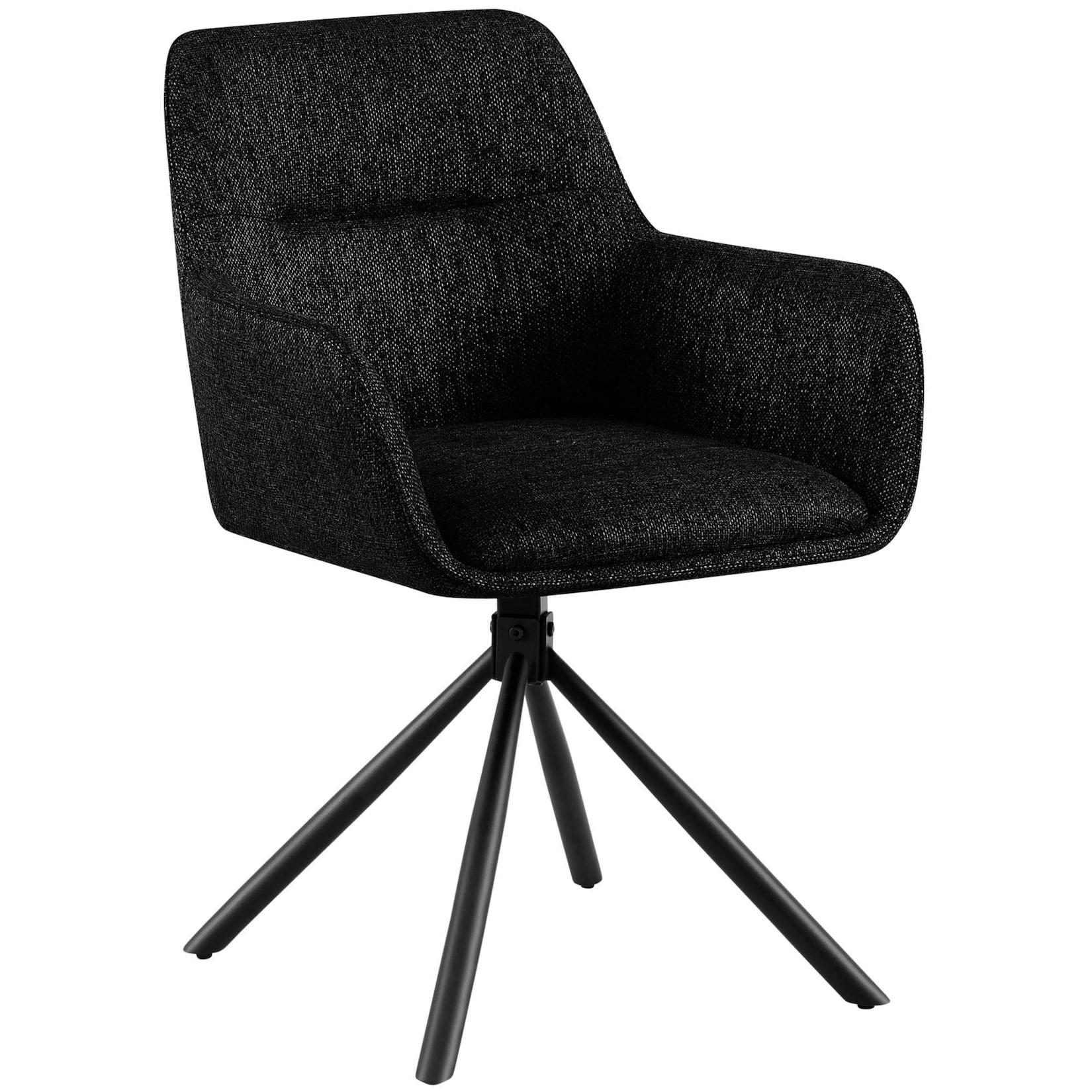 CLP Stuhl Tipton Stoff Farbe: schwarz