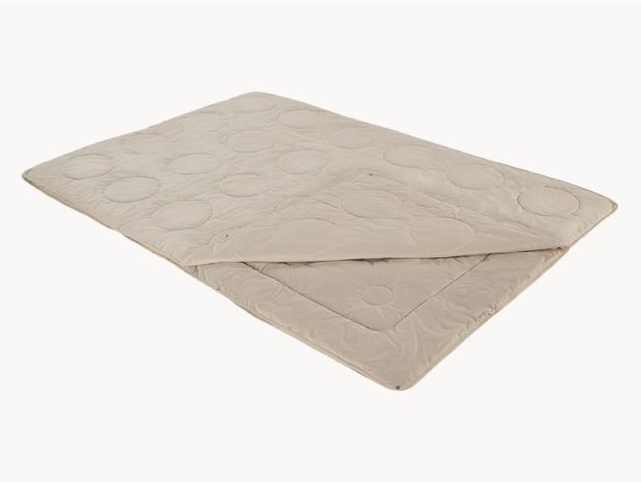 Kamelflaumhaar/Seide-Leicht-Kombi-Bettdecke Calida - 135x200 cm - Druckknöpfe