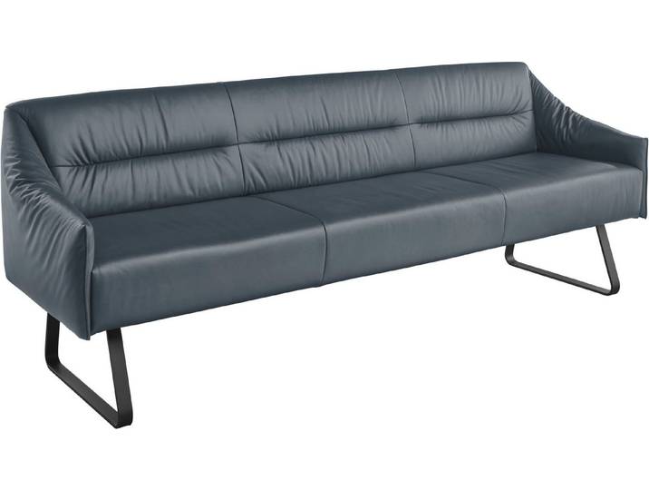 Musterring Essbank JustB! SP500 (1-St), Metallkufe schwarz, verschiedene Farben, Breite 220 oder 250 cm