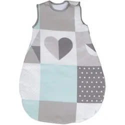 SCHLAFSACK - Happy Patch mint - Länge 70cm