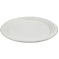 CROKUS Zuckerrohr-Teller, ohne PFAS, ø 26 cm (500 Stück)