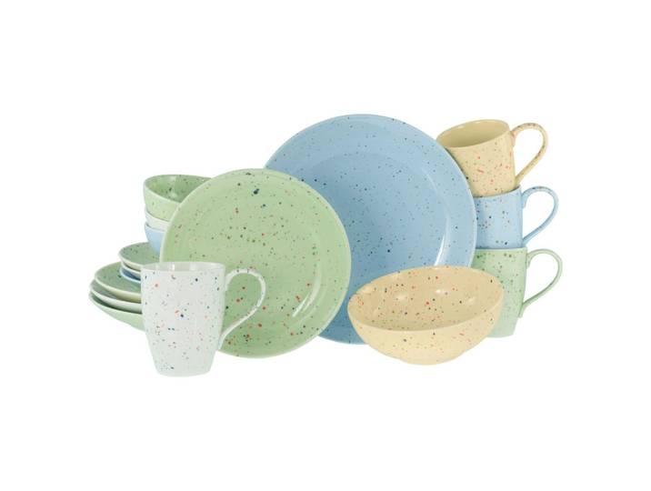 Kombiservice Confetti Bunt Multicolor, 12-teilig