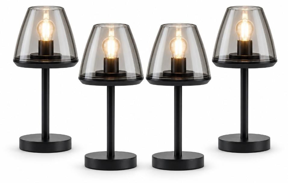 EZIlight® Solar LED Accentlamp voor tuin en terras, set van 4 stuks