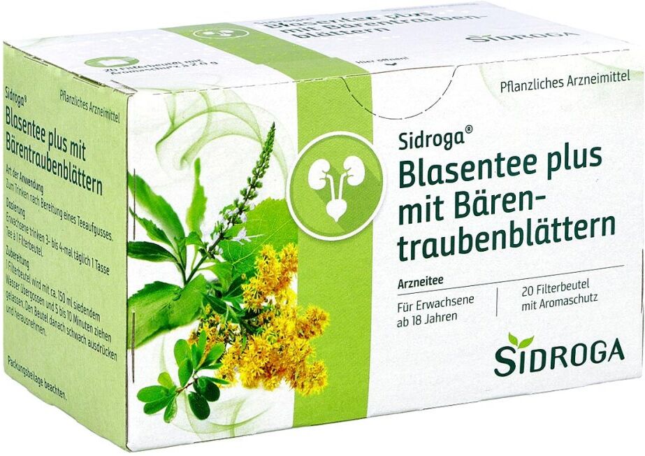 Sidroga Blasentee plus mit Bärentraubenblättern 20X2.0g