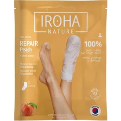 IROHA nature Repair Peach Fußmaske (1 Paar)