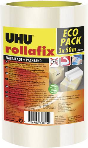 UHU Rollafix 33885 Klebeband Transparent 3St.