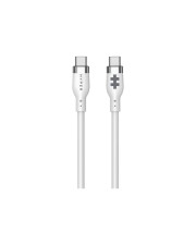 Targus 1.5m Silicone USB-C to 60W White Digital/Daten 1,5 m (HJ4011WHGL)