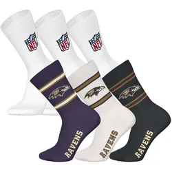 NFL 6Pack Crew Socks Unisex Socken