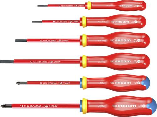 Facom Elektriker Schraubendreher-Set 6teilig
