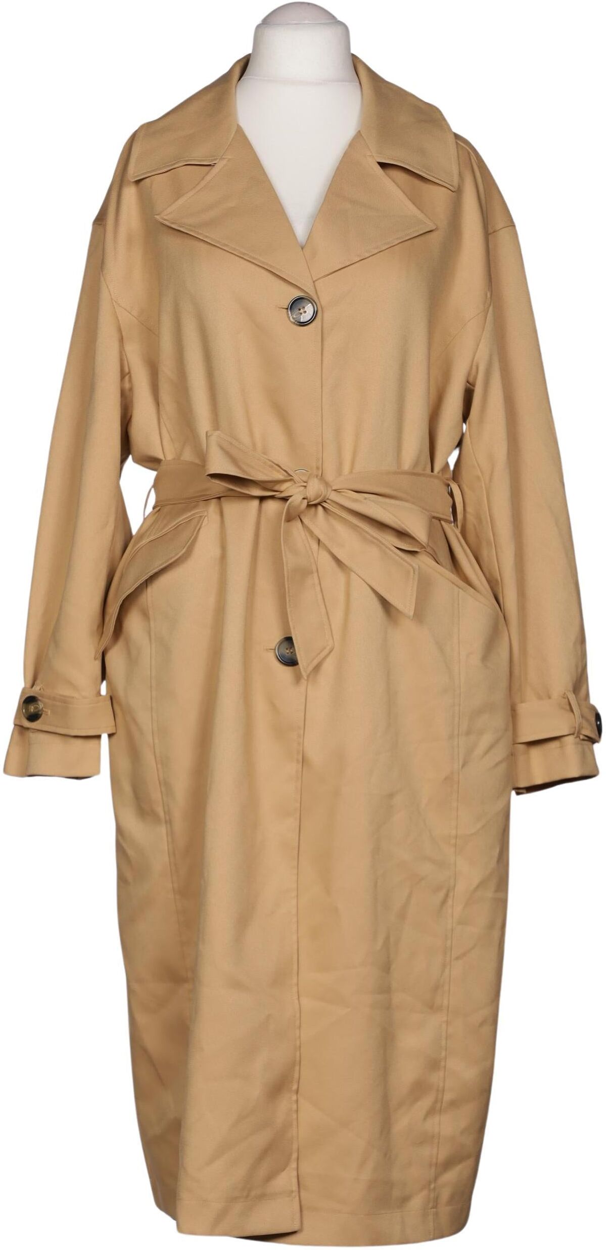 Studio Untold Damen Mantel, Beige, Gr. EU 42, Synthetik - Second Hand