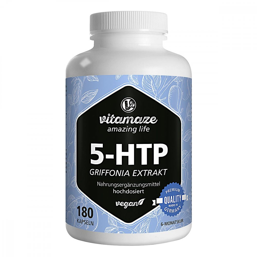Vitamaze GmbH 5-HTP 200 mg Griffonia Extrakt hochdos.vegan Kapsel (n) 16018700