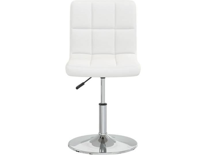 vidaXL Chaise de salle à manger blanche en similicuir