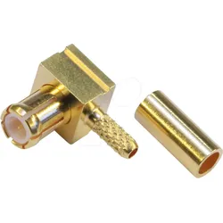 TG 100024981 - MCX-Winkelstecker für RG-178B/U vergoldet