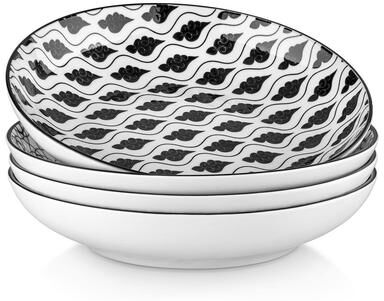 vancasso Haruka 4-Piece Pasta Bowl Set, 30 Oz
