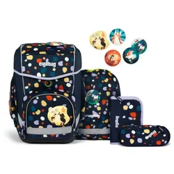 ergobag CUBO Schulrucksack-Set Bärnsteinhöhle, 5-teilig