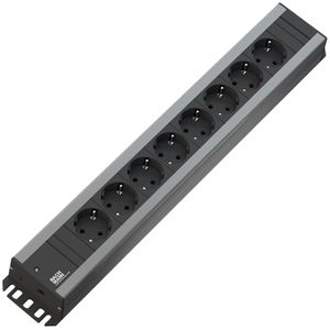 Bachmann Steckdosenleiste Handwerkerleiste, 2m, 8-fach in schwarz