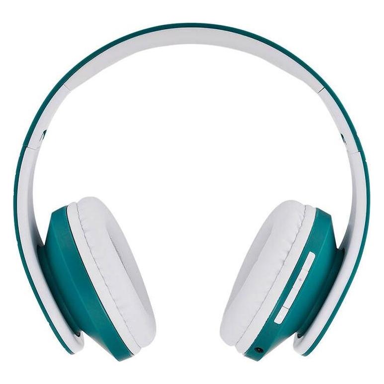 PowerLocus Wireless Headphones P2 (blue-white) (20 h, Kabelgebunden, Kabellos) (pwl-p2-blueoceanwhit)