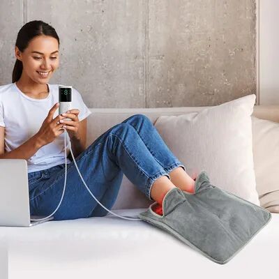 All Categories Goods Electric Heating Blanket Foot Warming Mat, Soft Plush Thermal Washable Feet Warmer For Home Office Bedroom us Plug