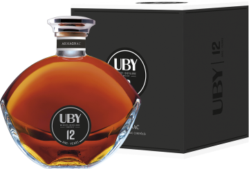Armagnac - Uby - Trilogie Armagnac 12 Jahre - Etui - 0.5L Südwest Frankreich