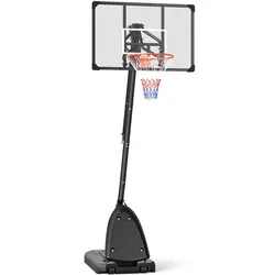 BASKETBALLSTÄNDER 236–293 cm Basketballkorb mit Ständer, Rollen Basketballanlage
