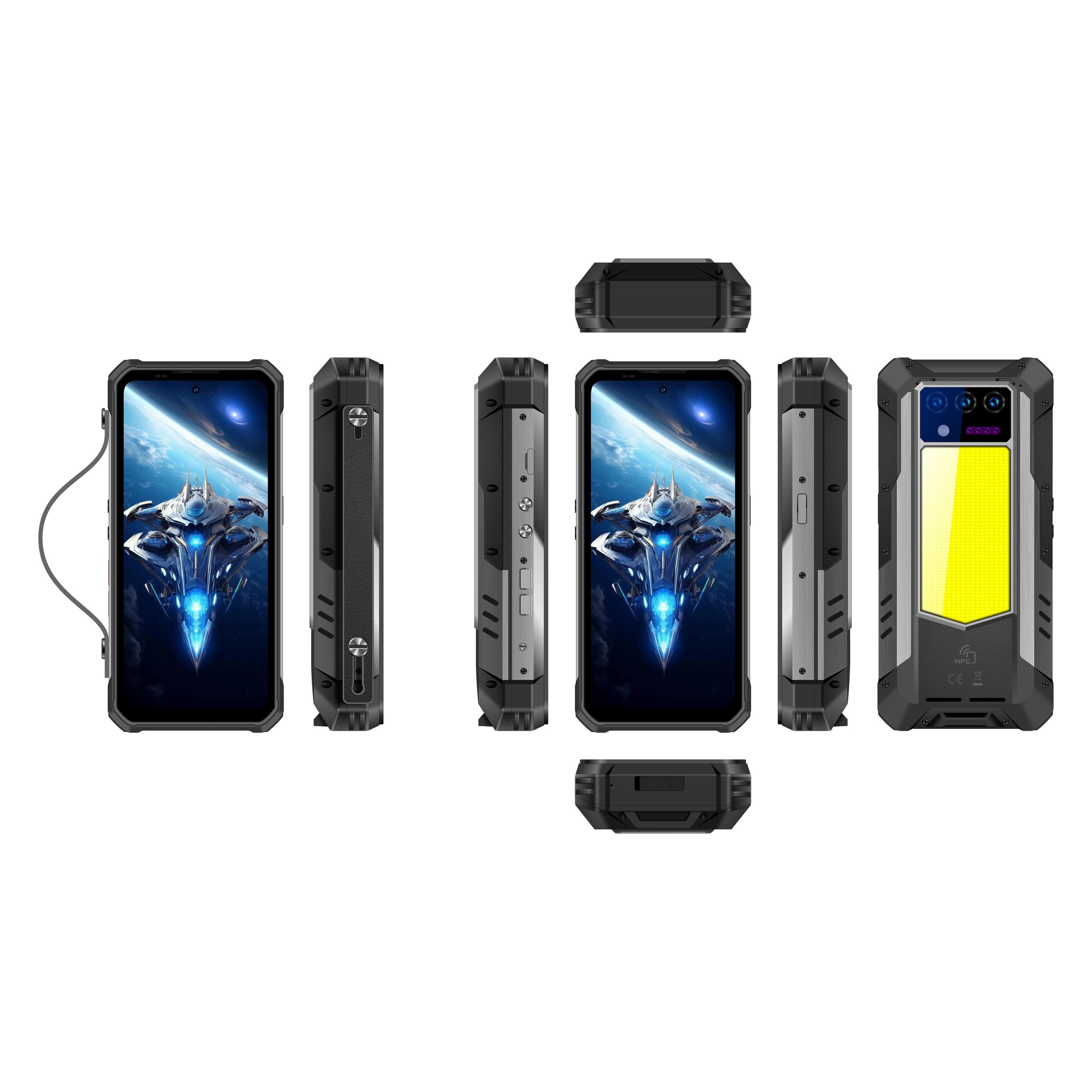 Oukitel WP100 Plus Smartphone, 512 GB/12 GB, schwarz (512 GB, Schwarz) (6941749891075)
