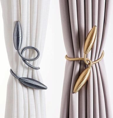 Uplift Treasures Plush Alloy Curtain Tieback Rope red