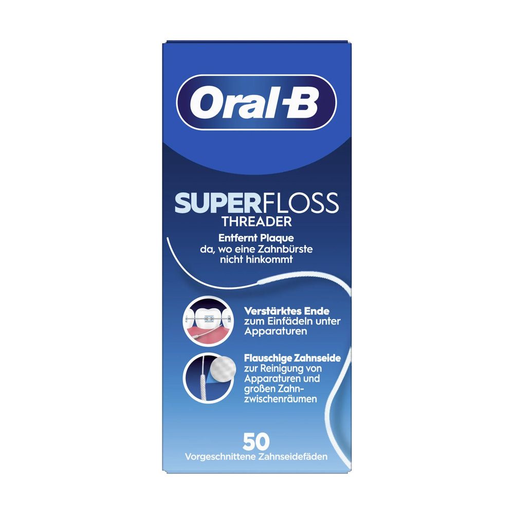 Oral-B Zahnseide SuperFloss Threader 50 St