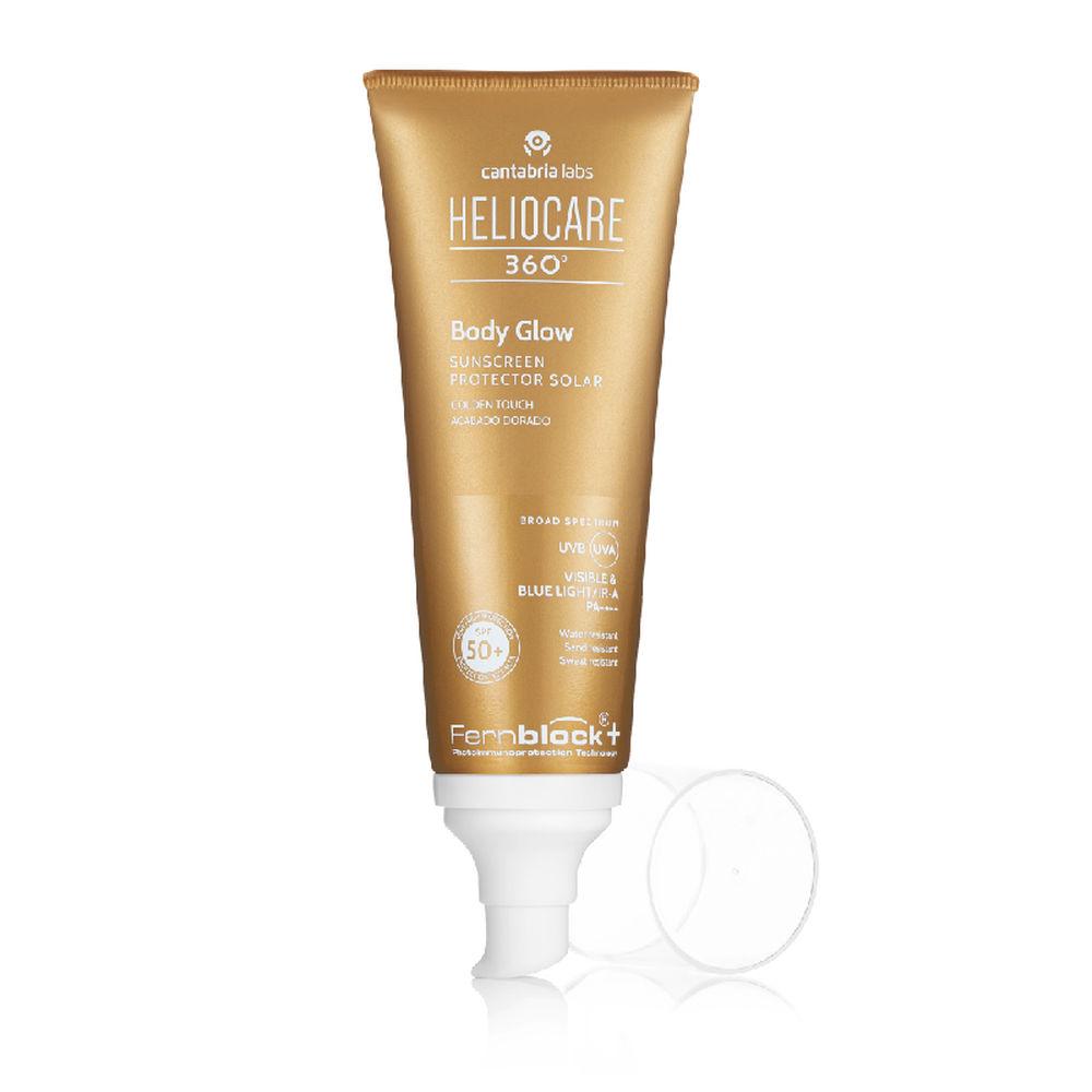 Heliocare 360º Body Glow Zonnebrandcrème Gouden Afwerking Spf50+ 100 ml