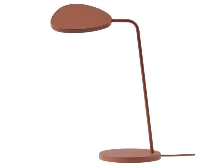 Muuto Lampe de table Leaf blanche Copper brown