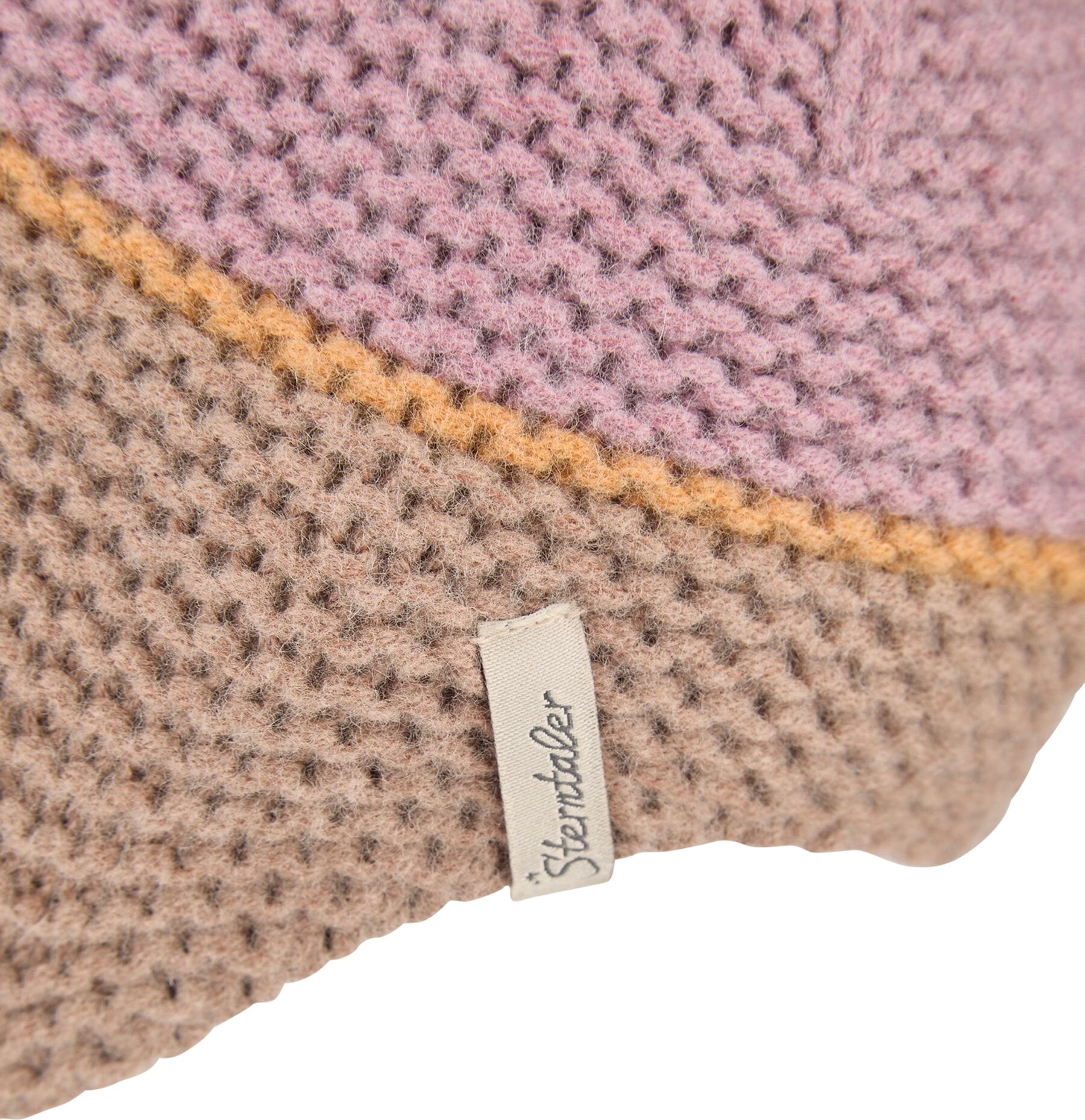 Strickmütze STERNTALER "Strickmütze Lambswool", Mädchen, Gr. 47, lila (pastellviolett), Obermaterial: 70% Wolle WO. 30% Polyamid PA. 70% Wolle WO. 30% Polyamid PA. 70% Wolle WO. 30% Polyamid PA. 70% Wolle WO. 30% Polyamid PA., Mützen Strickmütze