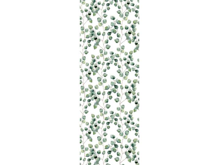 Vinyltapete QUEENCE Blätter - Eukalyptus , weiß, B:0,9m L:2,5m, Vinyl, Tapeten, Vinyltapete, 90x250cm, selbstklebend, kinderleichte Anbringung,, Sticker
