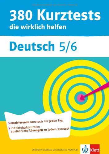 Astrid Wilmot-Günther - 380 Kurztests die wirklich helfen, Deutsch 5./6. Klasse, Übungen mit Selbstkontrolle - Preis vom 10.10.2026 11:48:34 h