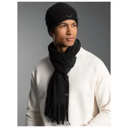 Fleeceschal TRIGEMA "TRIGEMA Fleeceschal", Herren, schwarz, Fleece, Polyester, Modetücher Fleeceschal
