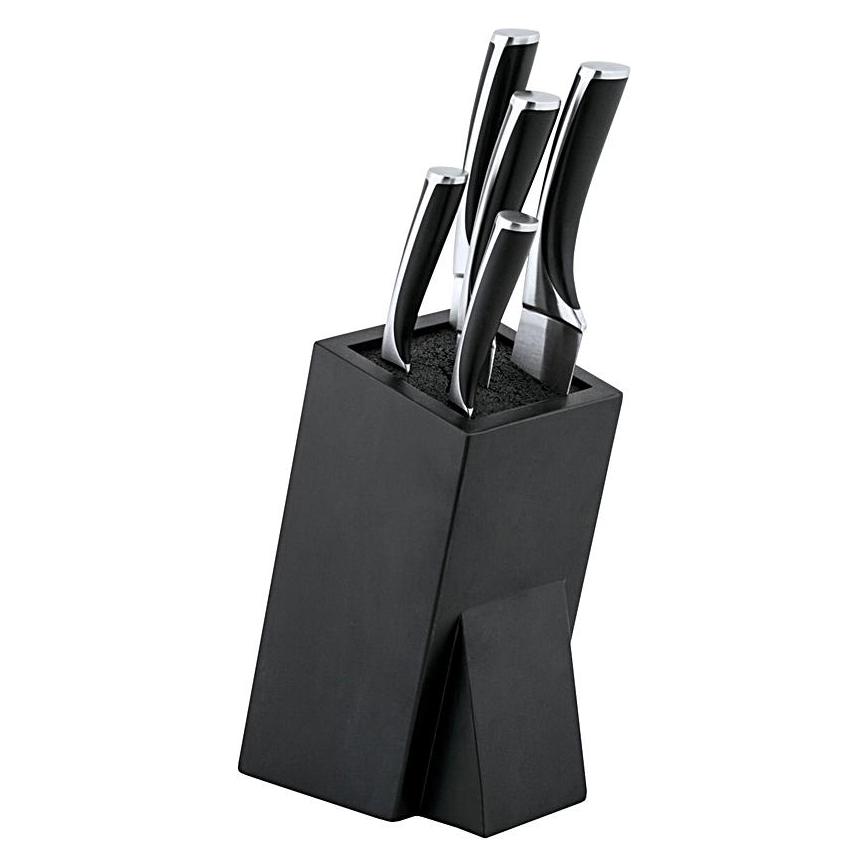 Carl Schmidt Sohn Messerset mit Holzblock (25360627)