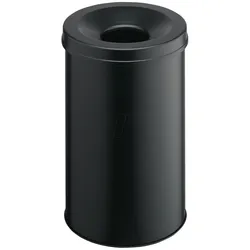 DURABLE 3306-01 - Papierkorb Safe rund, 30l, schwarz