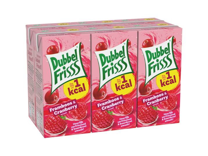 DubbelFrisss Framboos Cranberry Sap - 1.2 L