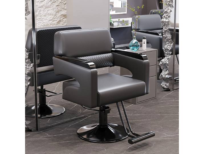 Chaise De barbier De beauté professionnelle moderne Salon De coiffure ascenseur Chaise De Salon De luxe repose-pieds rotation Chaise De Coiffure meubles De Salon