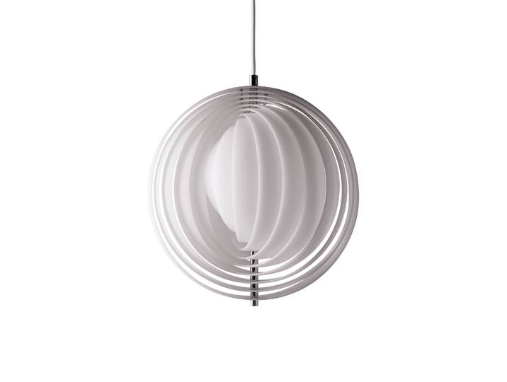 Verpan - Suspension Moon - Blanc - Acrylique - Designer Verner Panton
